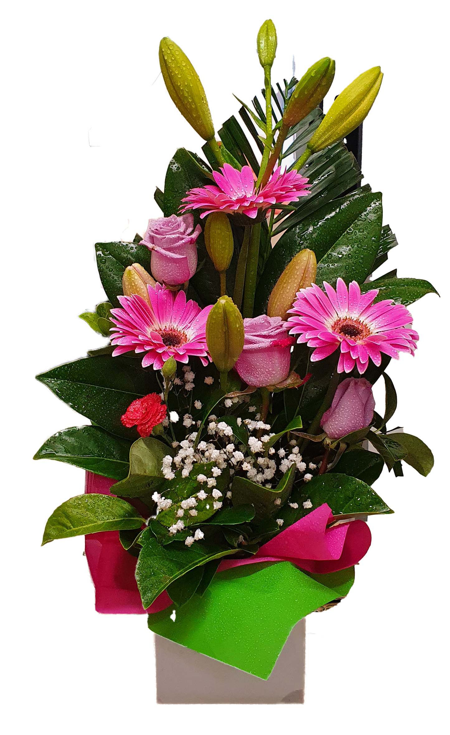 Brilliant Box Arrangement - Assorted Flowers Mix