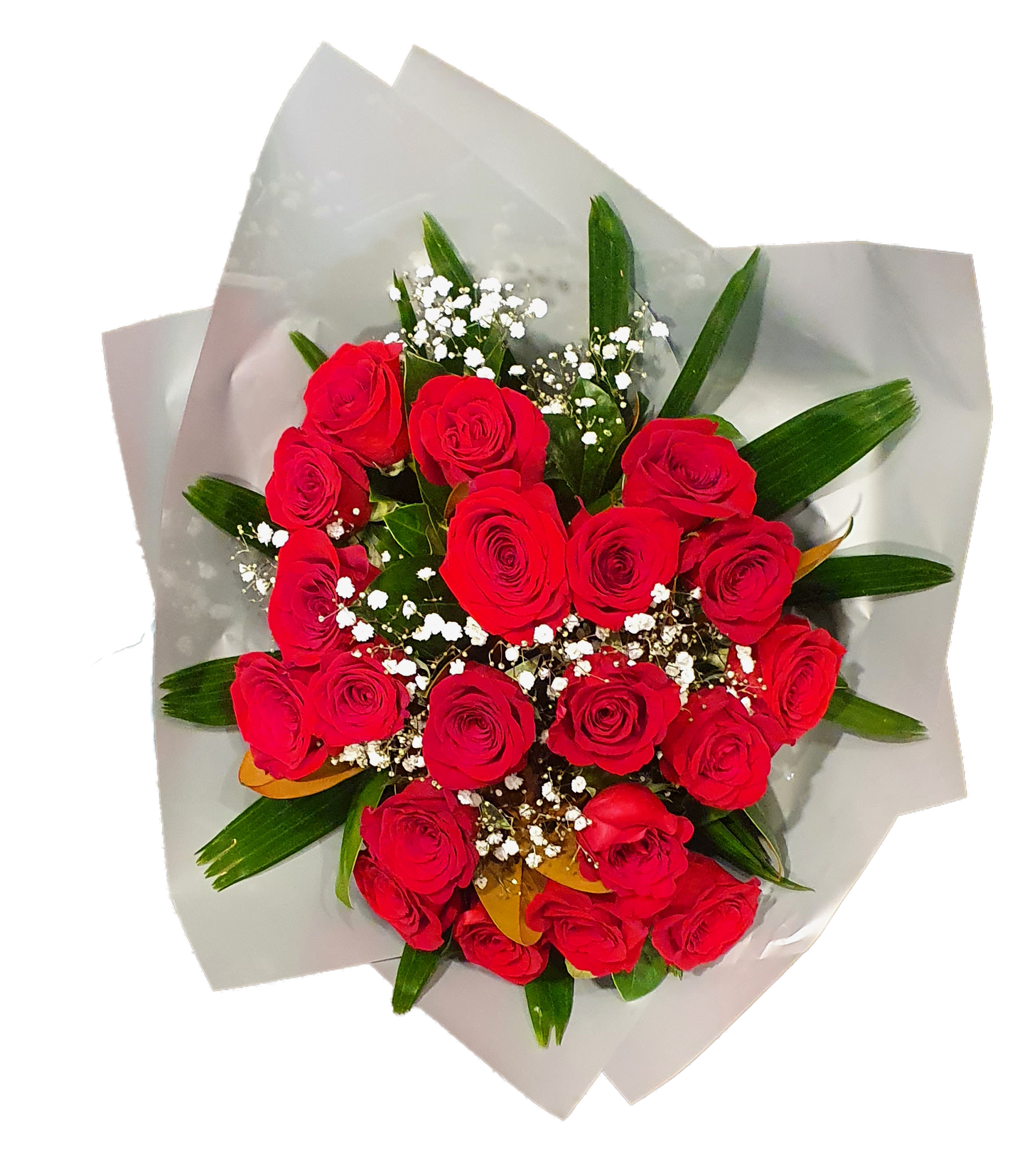 Elegant Bouquet - Red Roses x 20 Stems