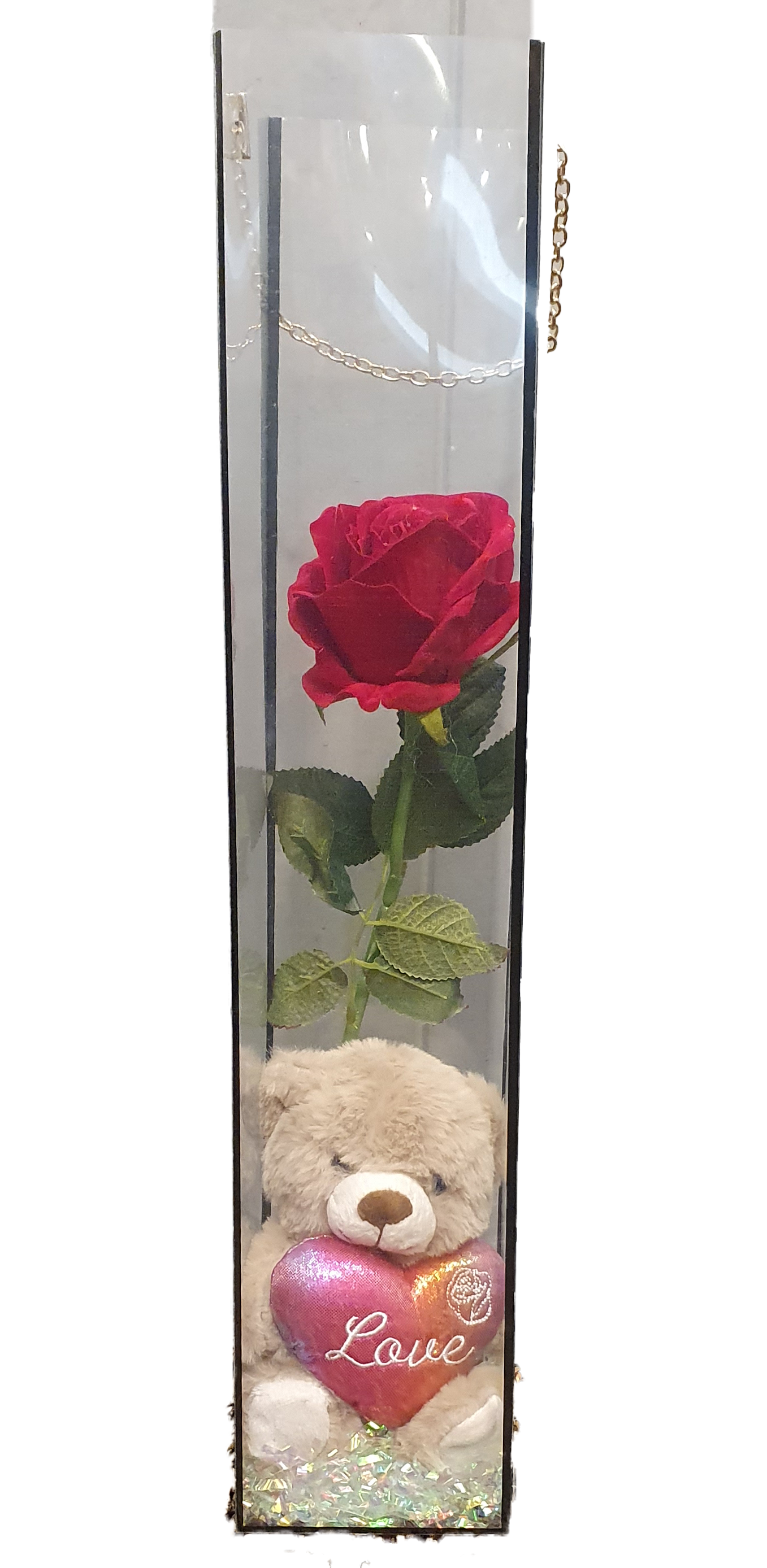 Cuddly Small Teddy Bear - Love is in the air edition