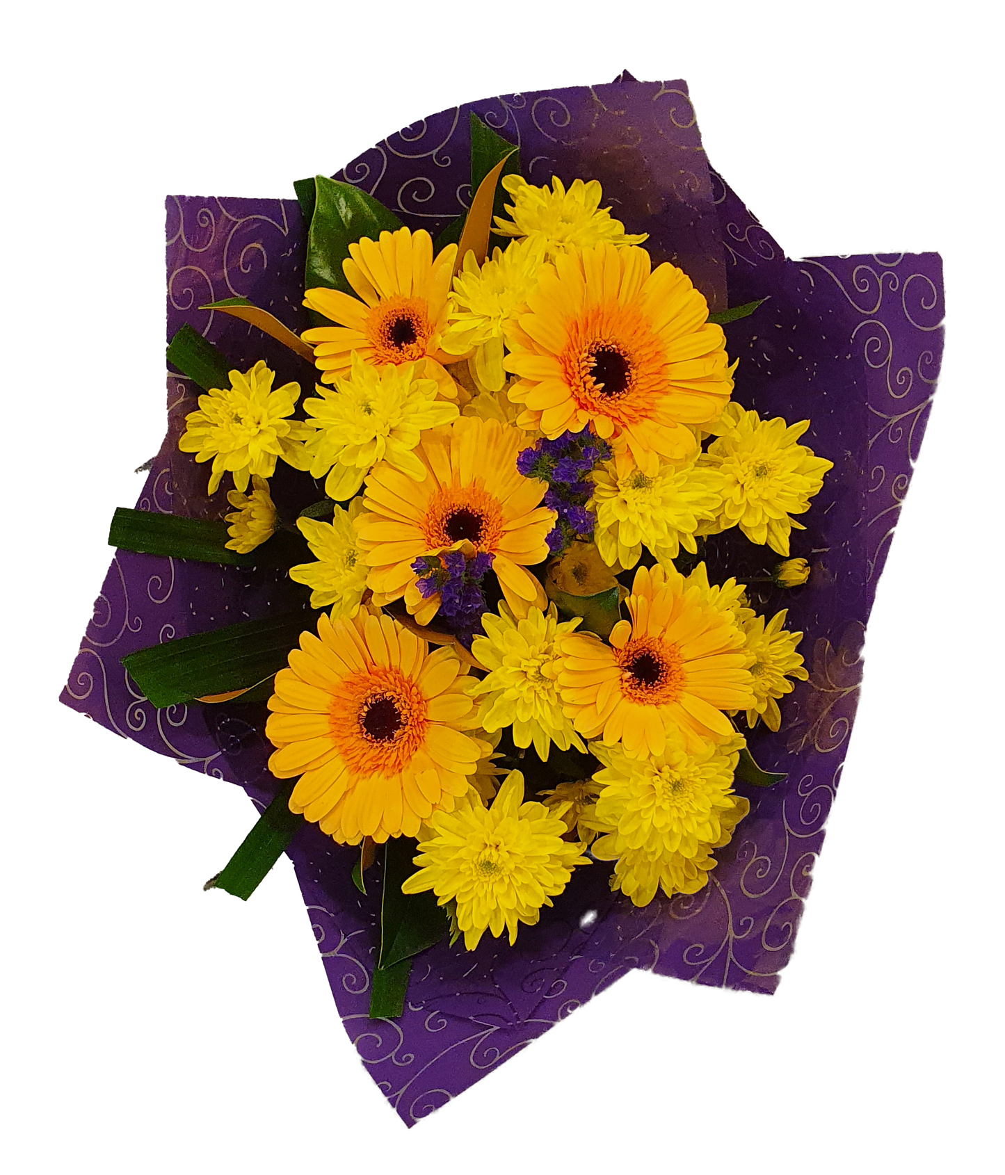 Elegant bouquet - Gerbera & assorted mix of seasonal flowers