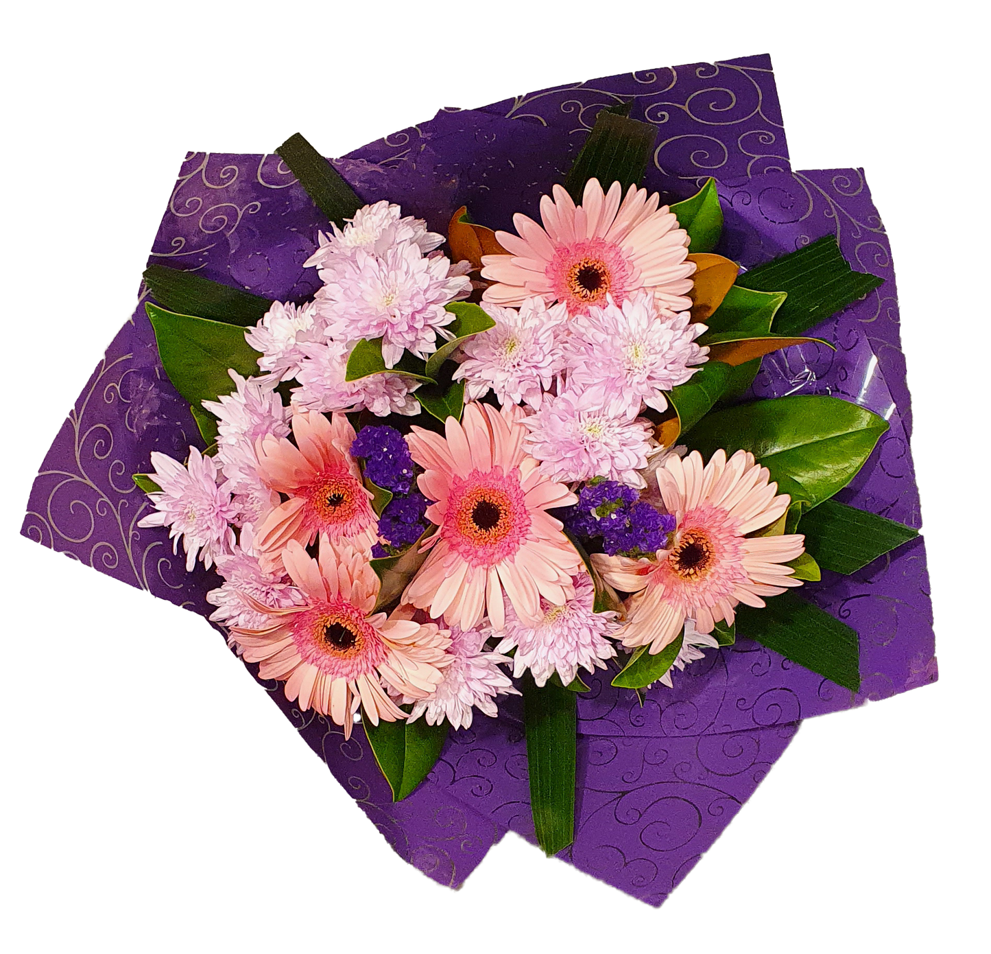 Elegant bouquet - Gerbera & assorted mix of seasonal flowers