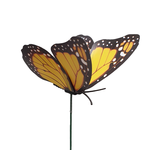 5Pcs x Butterfly-Shaped Stakes (Assorted Colours and Designs)